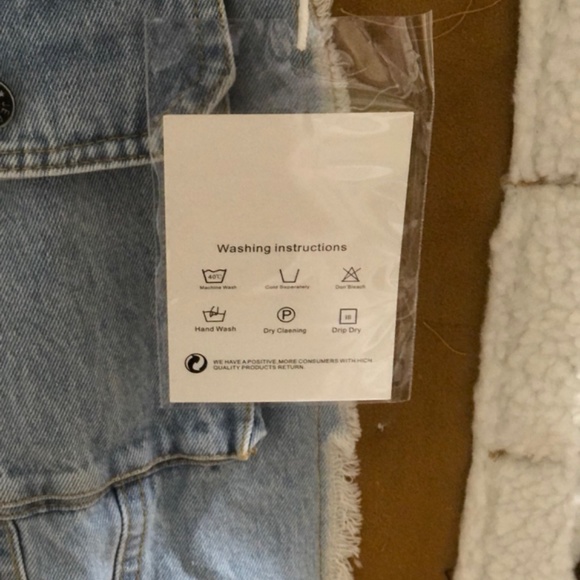 Denim sherpa jacket - Picture 5 of 7